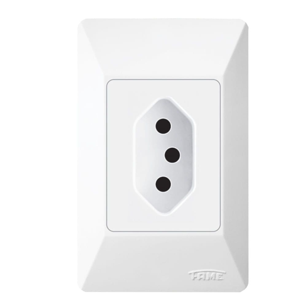 Tomada 20A 250 Volts Externo - 1406 - FAME