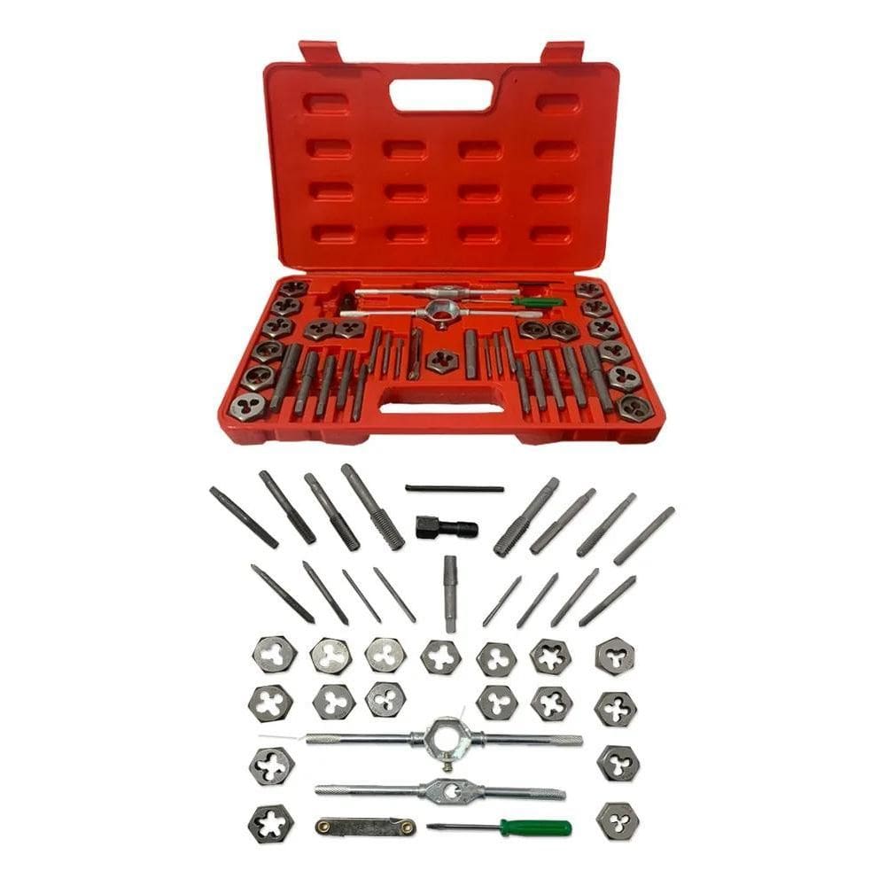 3X Jogo Macho E Tarracha Maleta 40 Peças Lee Tools