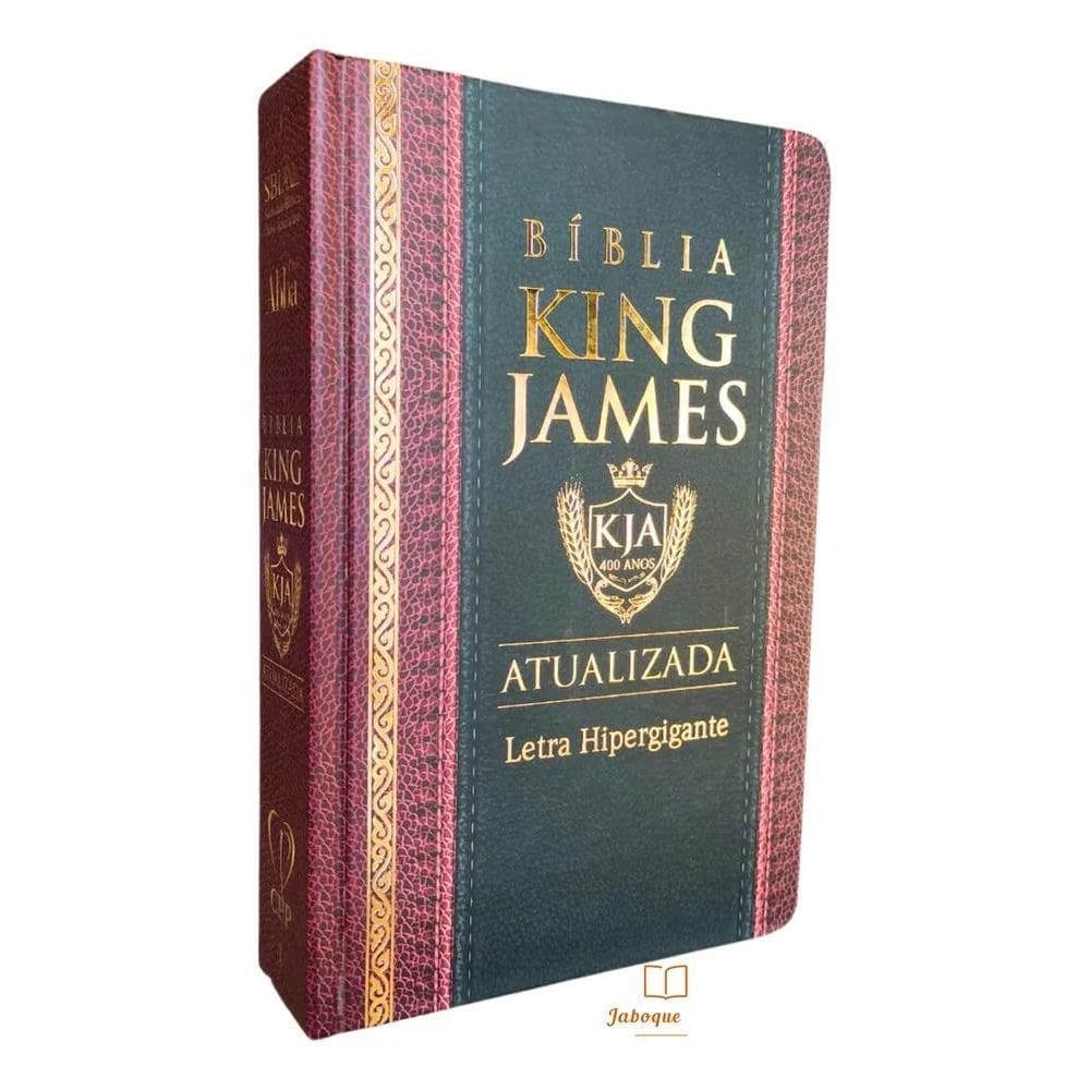 3X Bíblia King James Atualizada Letra Grande Biblia Editora