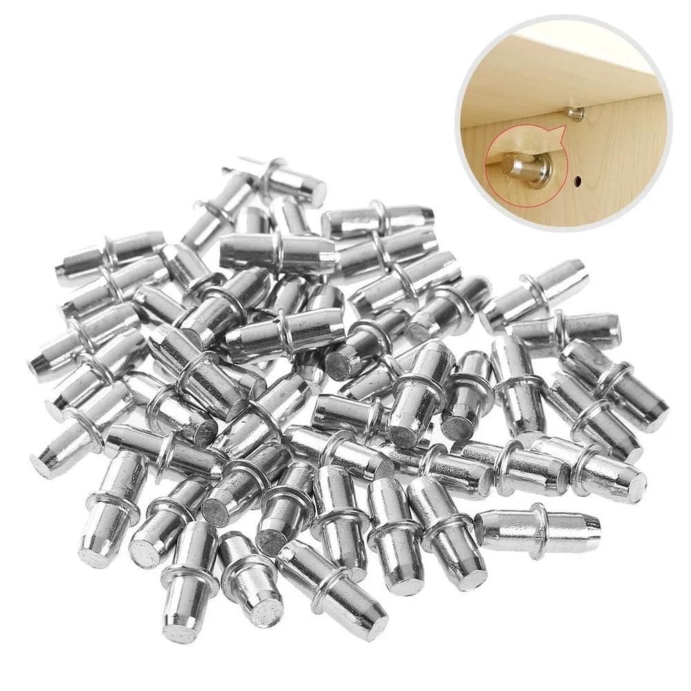3X Suporte Pino Para Prateleiras Borne 5Mm Hafele - 10 Unida
