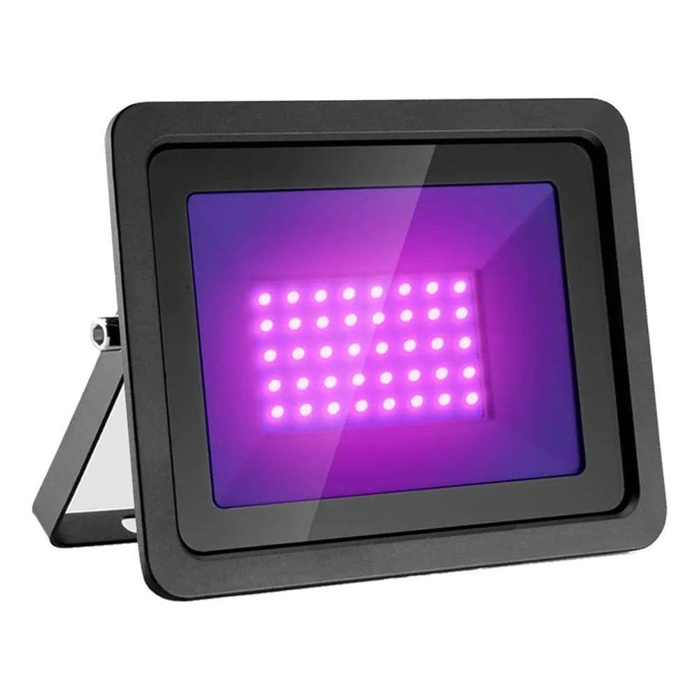 3X Refletor 10W Led Ultra Violeta Luz Negra Festas Dj Aaatop