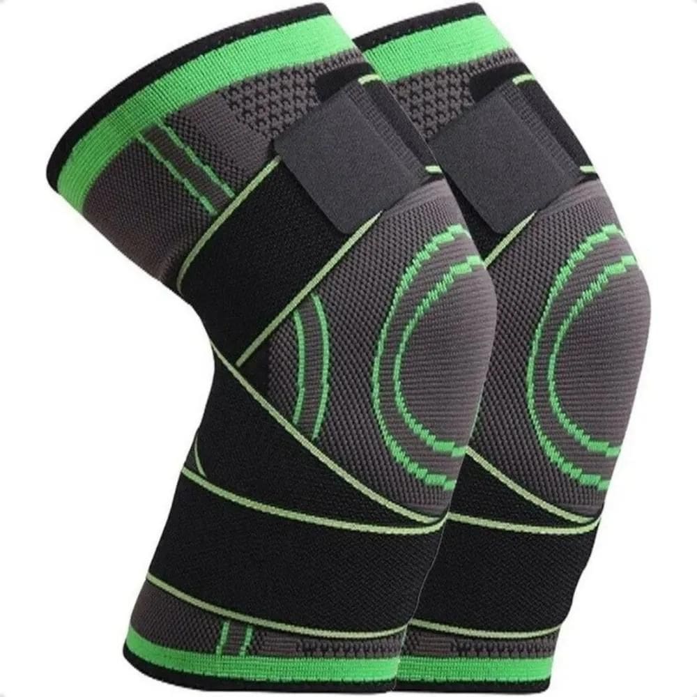 3X Par Joelheira Compressão Tensor Alívio Estabiliza Dores J
