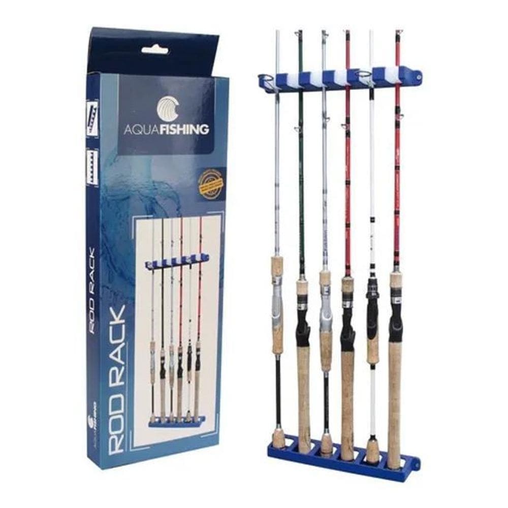 3X Suporte Para 6 Varas Pesca Aquafishing Rod Rack Pesca Bra