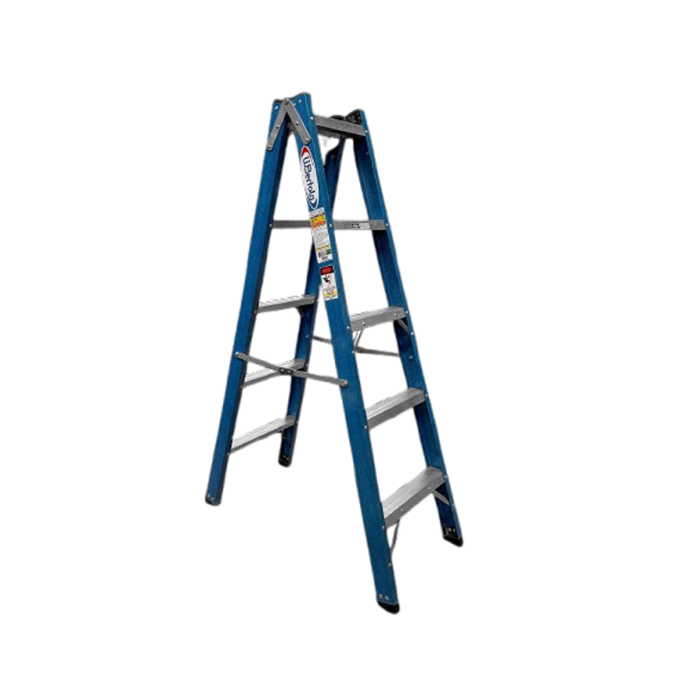 Escada Tesoura dupla 1.5m Alumínio/Fibra TAFDP5 WBertolo