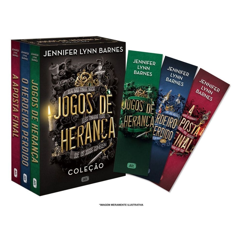 Box - Jogos de Herança + Brindes (Marcadores)