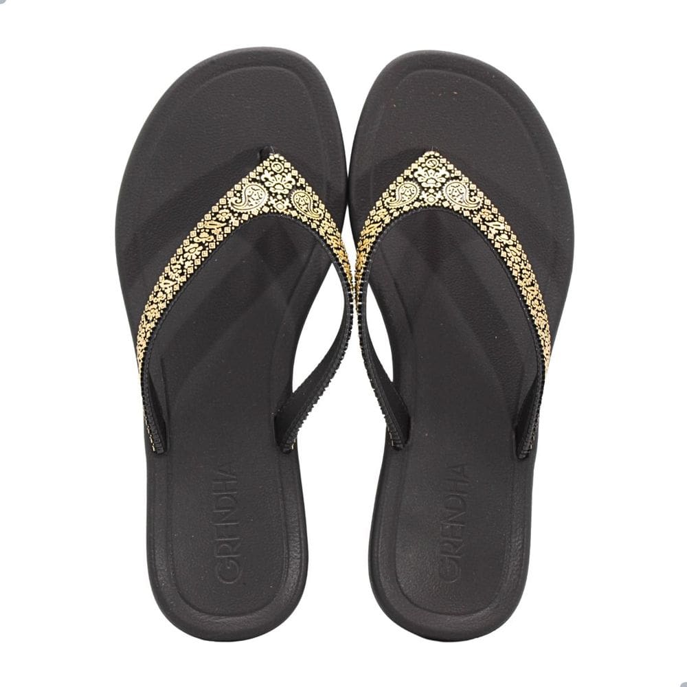 Tamanco Rasteira Grendha 19246 Todo Dia Preto