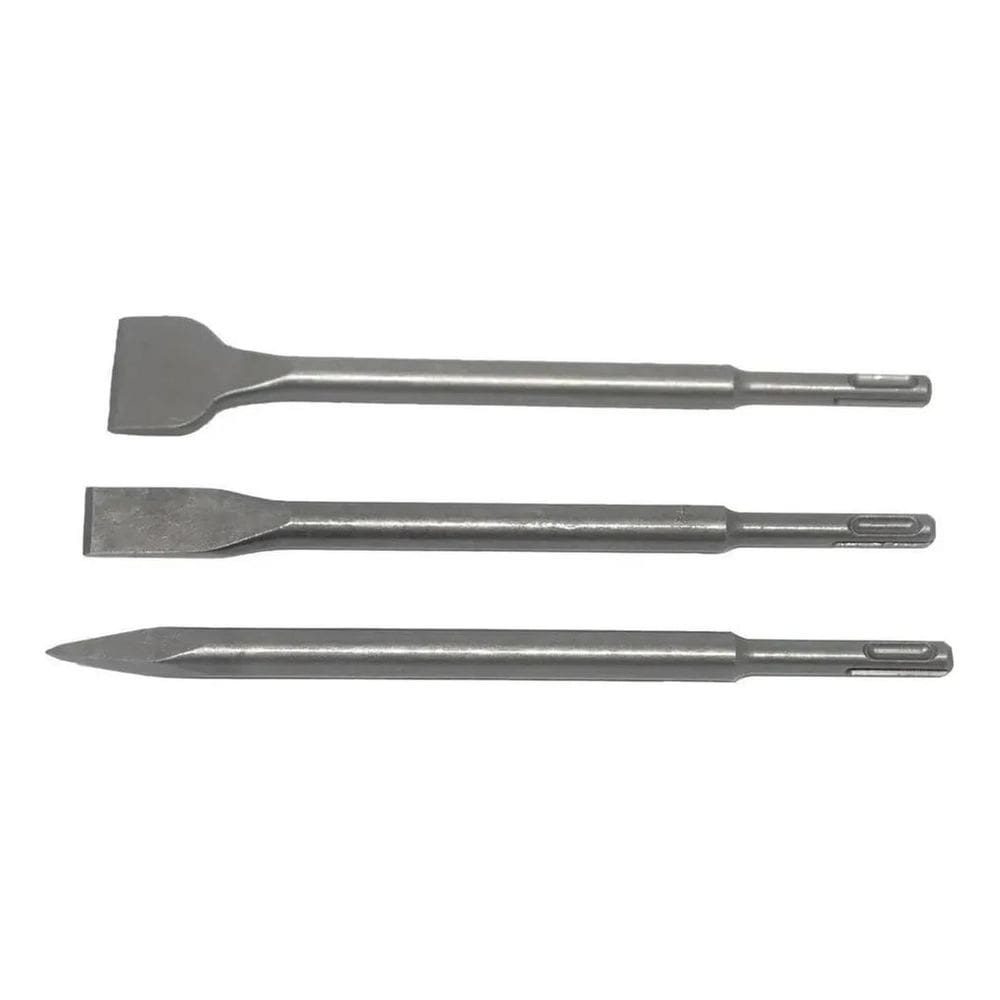 3X Ponteiro Talhadeiras Para Martelete D25133K Sds 3 Peças