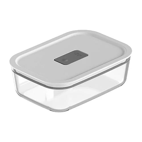 imagem-Pote de Vidro Hermético 850ml Fresh Lock Branco Fechado PFL500BCF - Ou