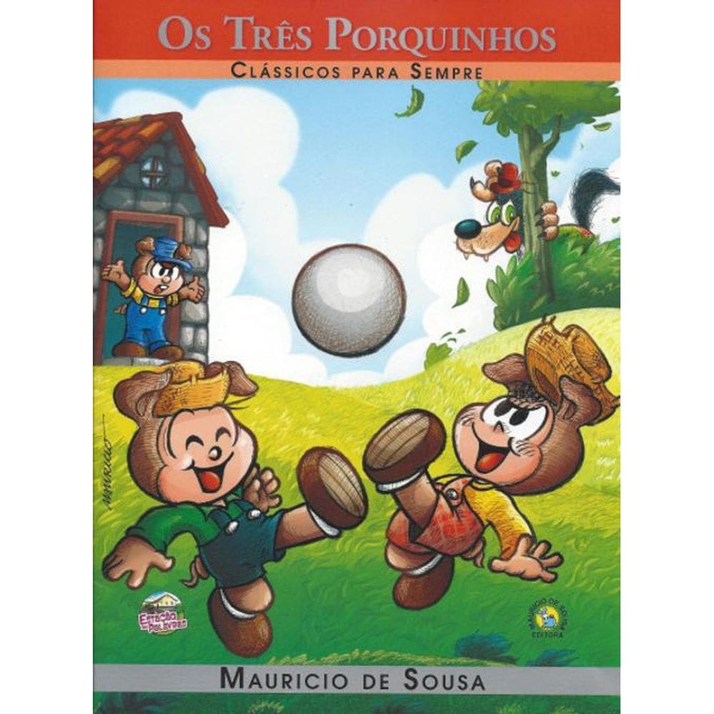 Livro Clássicos Sempre Turma Da Mônica - Os Três Porquinhos