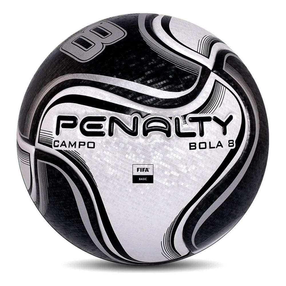 3X Bola Futebol De Campo Bola 8 Penalty Cor Preto