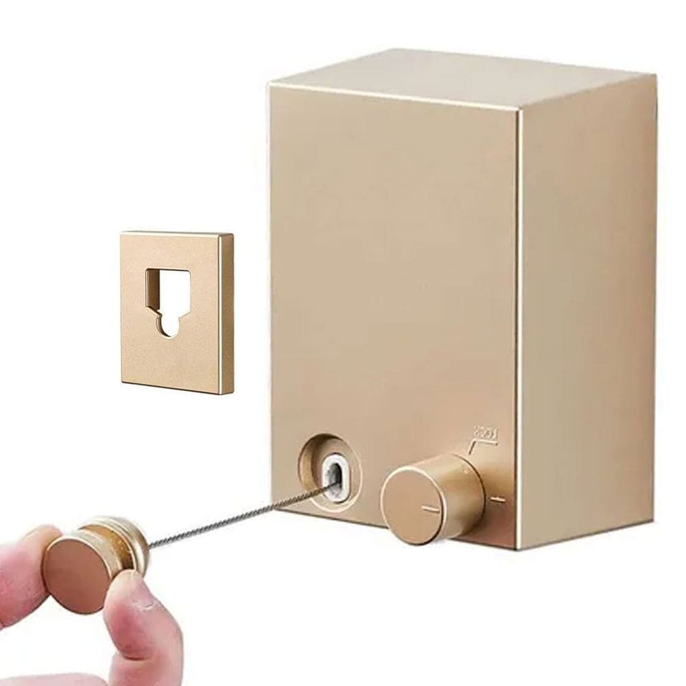 Varal de Roupa Retratil Extensivel Parede Muro Sacada Lavanderia Lençol Seca Rapido Facil Multiuso Resistente