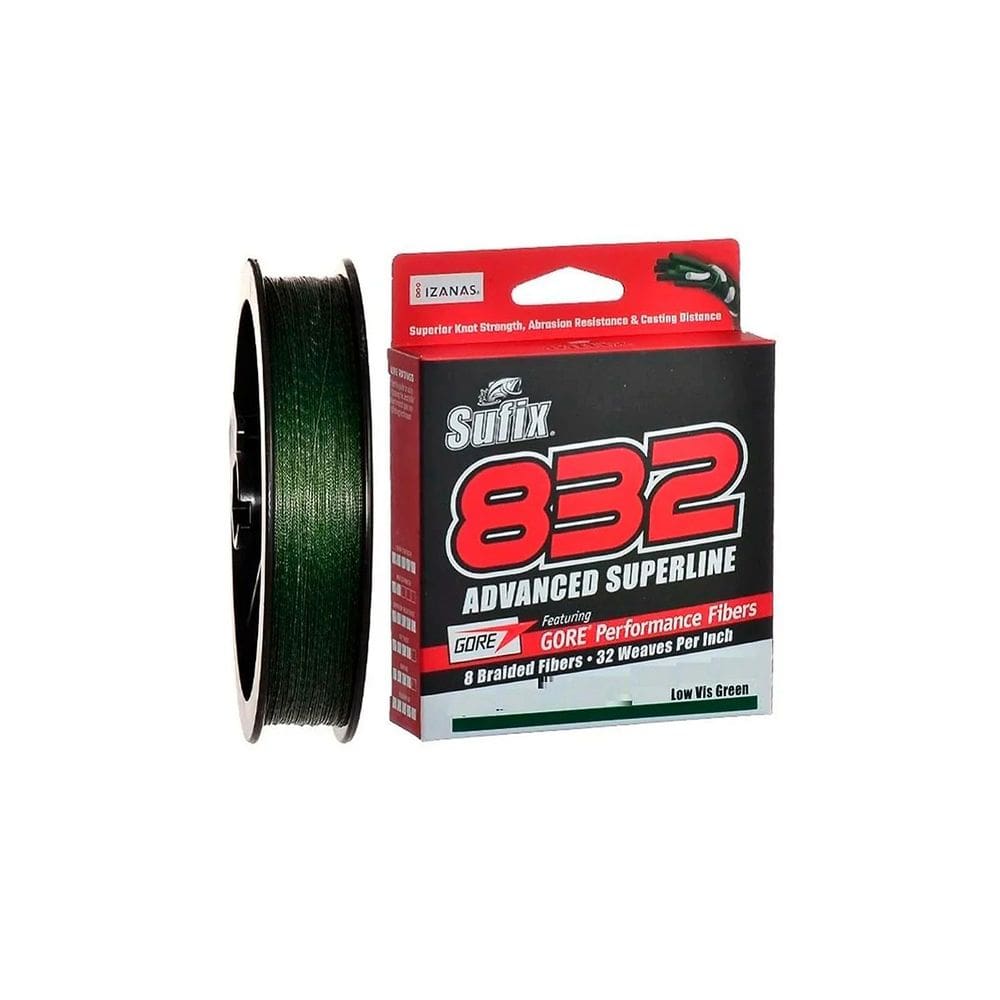Linha Rapala Sufix 8x 832 Advanced Superline Multi 120m Verde