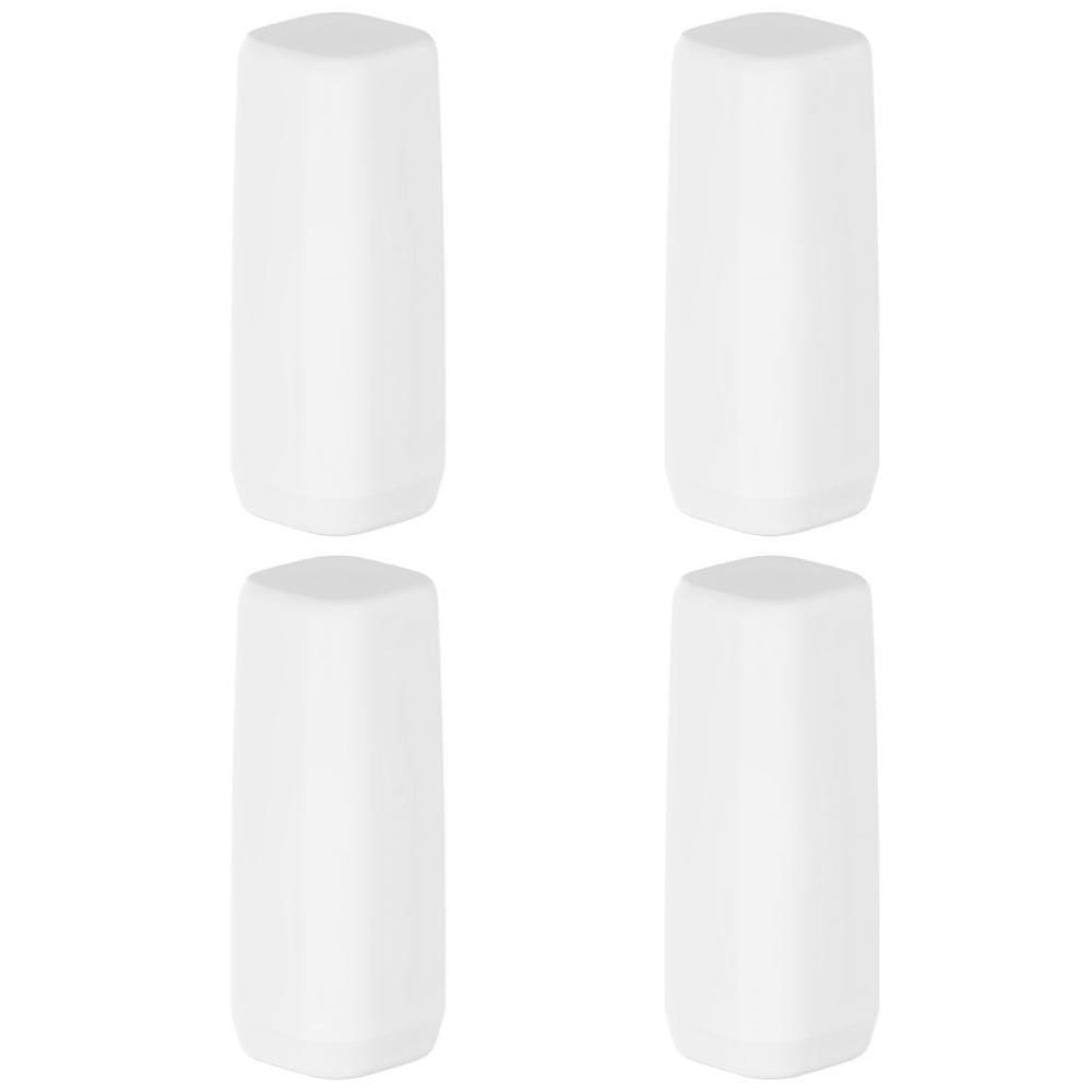 4X Porta Escova De Dente Banheiro Viagem Ou Aura Branco