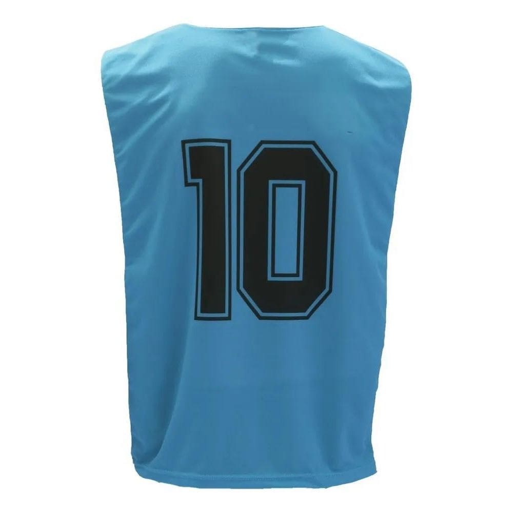 3X Coletes De Futebol Numerado - Kit 10 Pcs