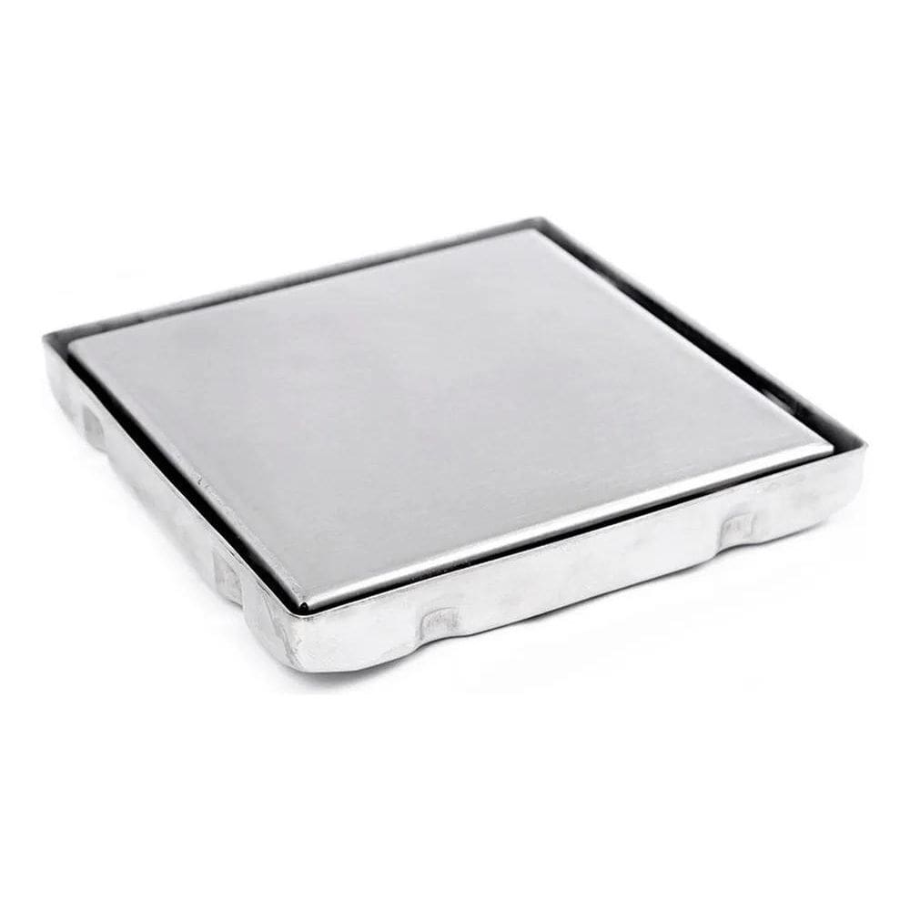 3X Ralo Inox Square Tampa Oculta Invisivel 15X15 Nao É Pvc