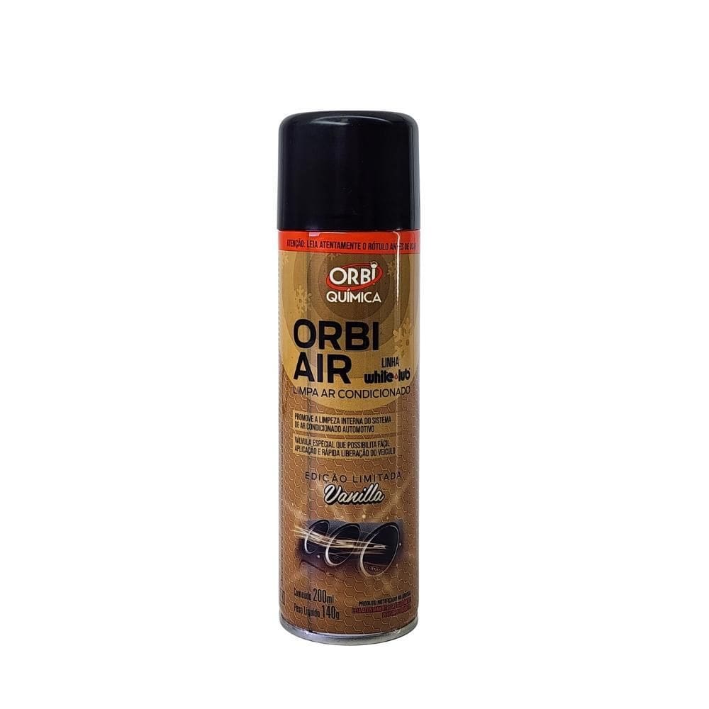 Spray Higienizador De Ar Condicionado Air 200Ml Vanilla Orbi