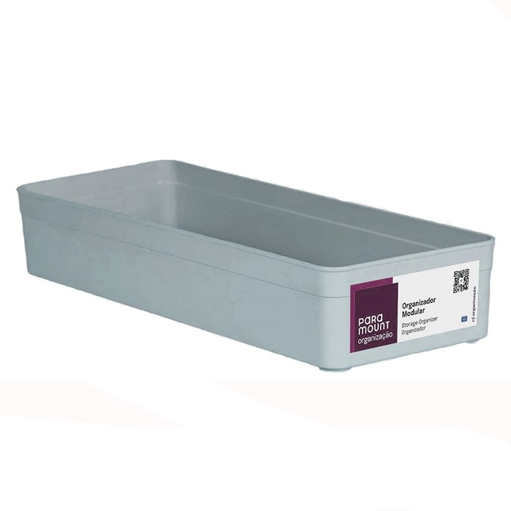 Organizador Modular Grey 8x17x40cm 3394 - Paramount