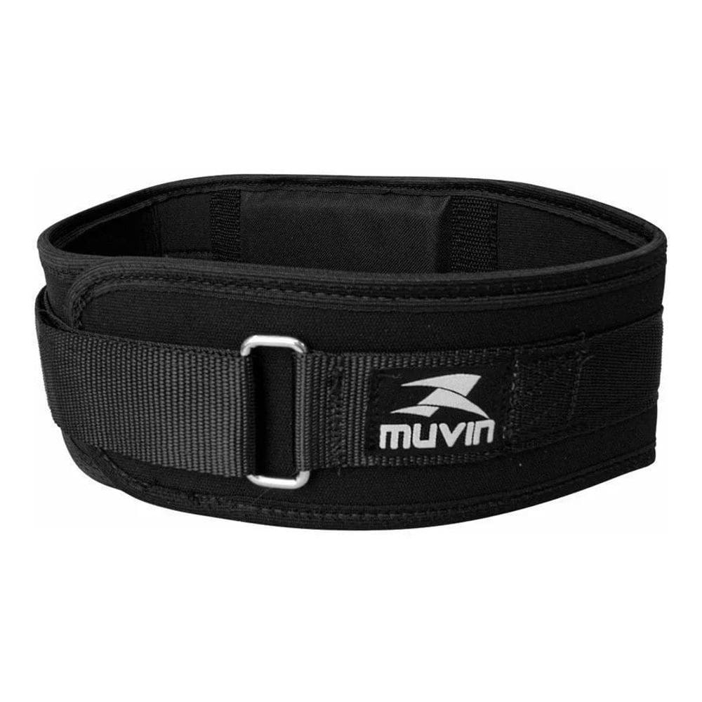 3X Cinturão De Musculação Muvin Ajustável - Apoio Lombar