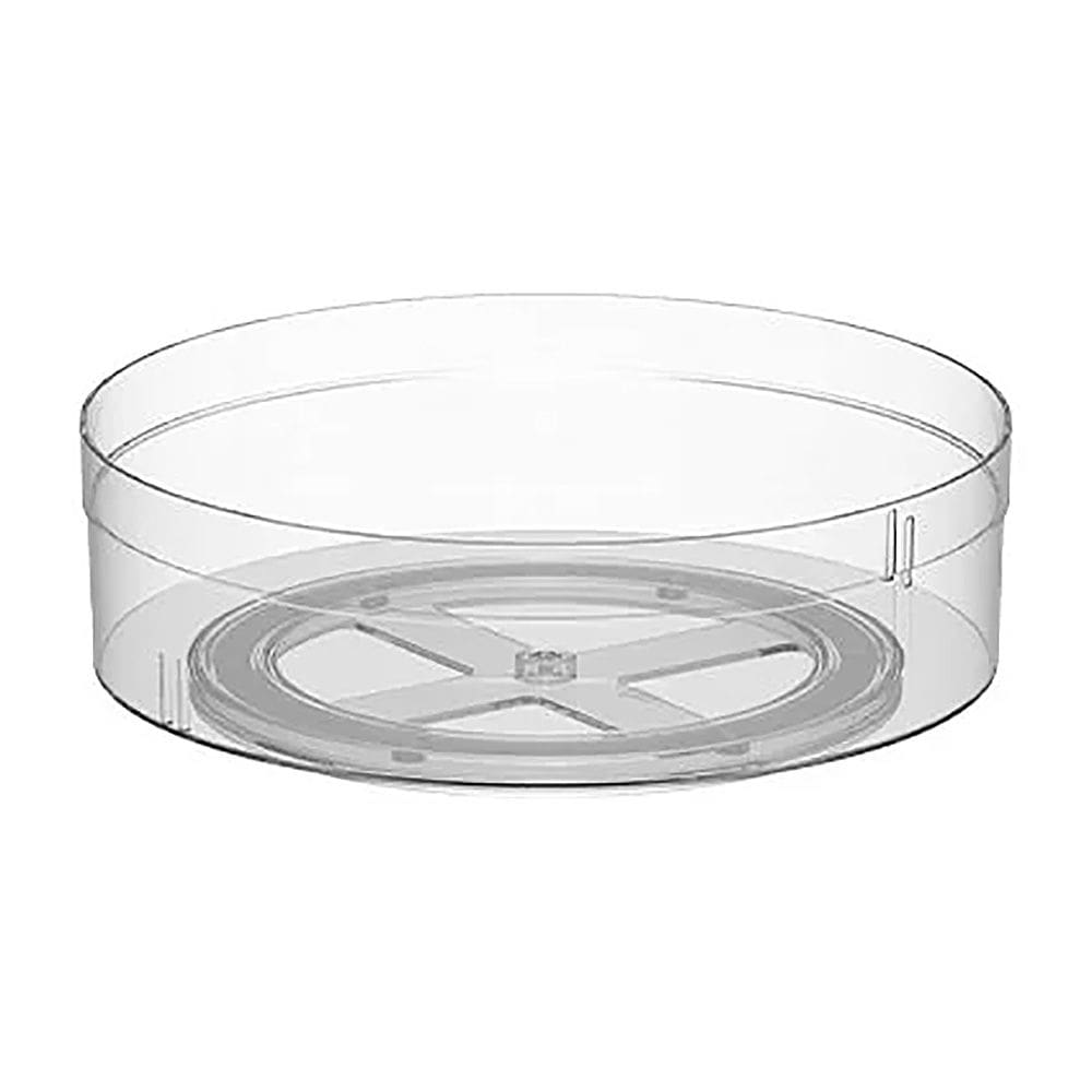 Organizador Giratório Alto Clear Natural 8x25,5x25,5cm OCG1000NT - Ou