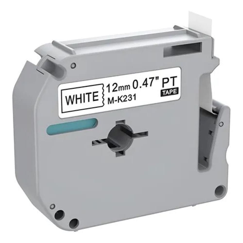 Fita Rotulador Brother Pt-70 PT-90 bco letra pta