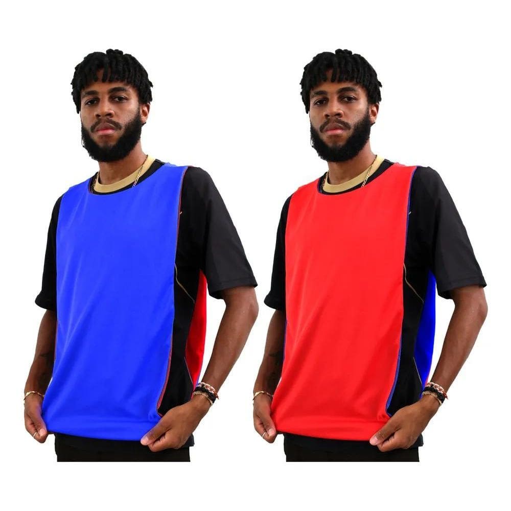 3X Coletes Kit Futebol Colete Jogo Com Face Dupla Treino 10
