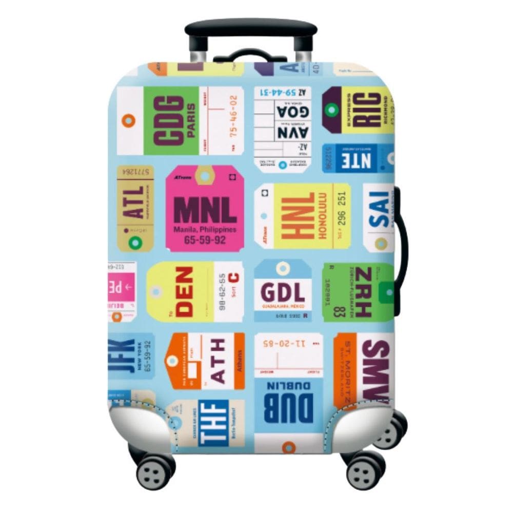 Capa Para Mala De Viagem Estampa Tag De Viagem Tamanho P
