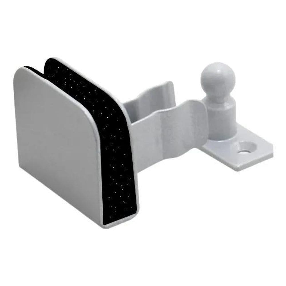 3X Prendedor Fixador Trava Porta De Vidro Blindex Pressão In