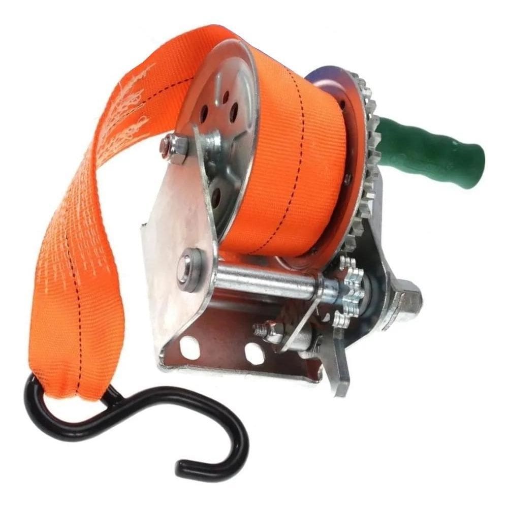 Guincho Manual Catraca Náutica Com Cinta Para Jet Sky Barco
