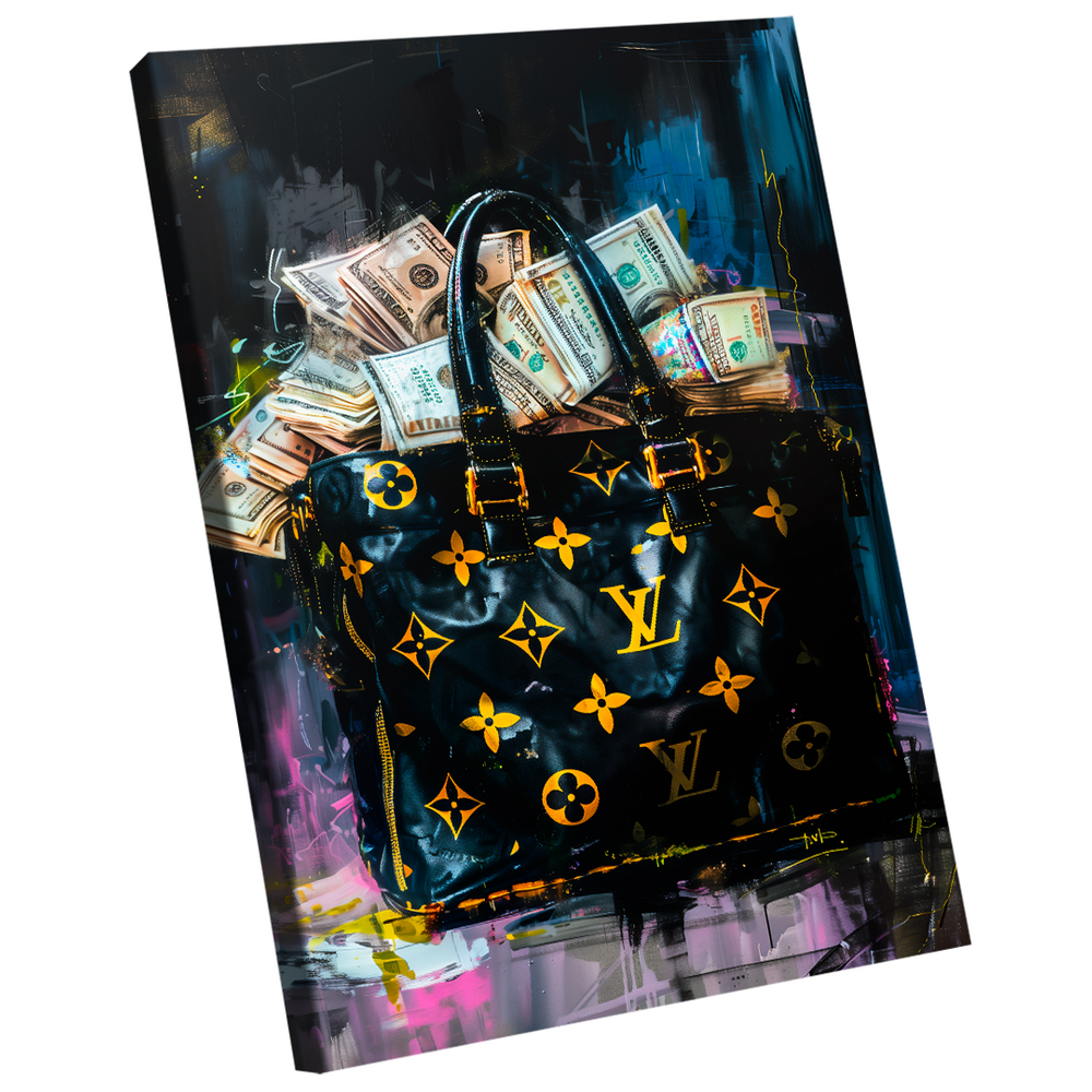 Quadro Decorativo Bolsa de Dinheiro