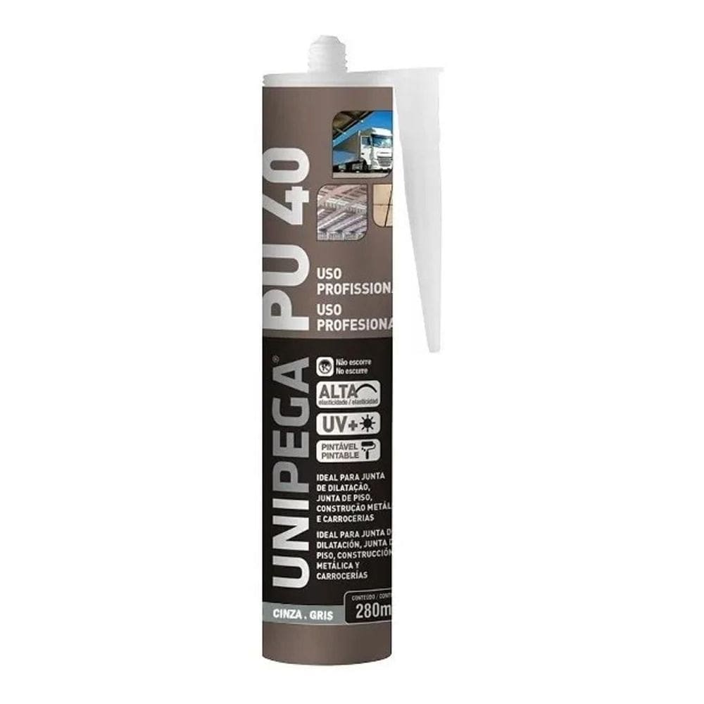 3X Silicone Pu40 Adesivo Selante De Poliuretano Cinza 400G