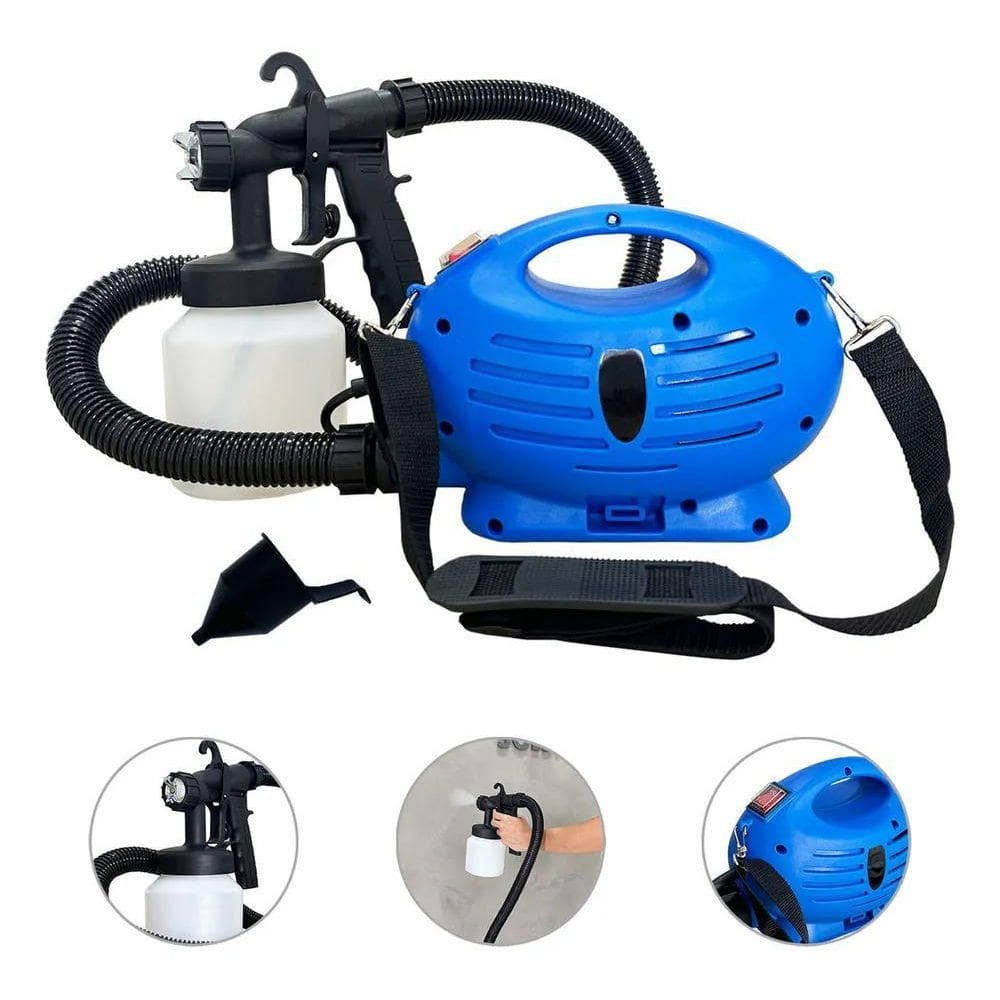 3X Mini Compressor Elétrico Para Pintura De Tinta 650W Ps-90