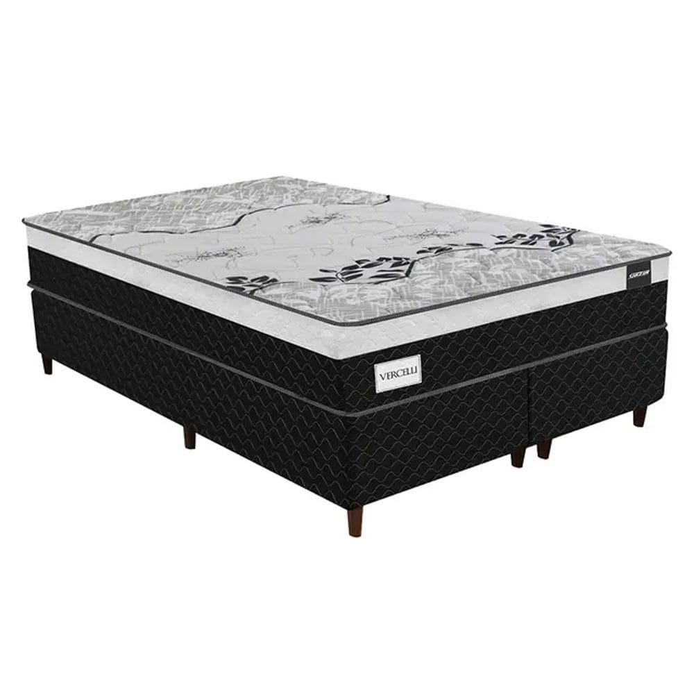 Colchão Cama Box Gazin Molas BlueWave Queen Size Vercelli 158x198