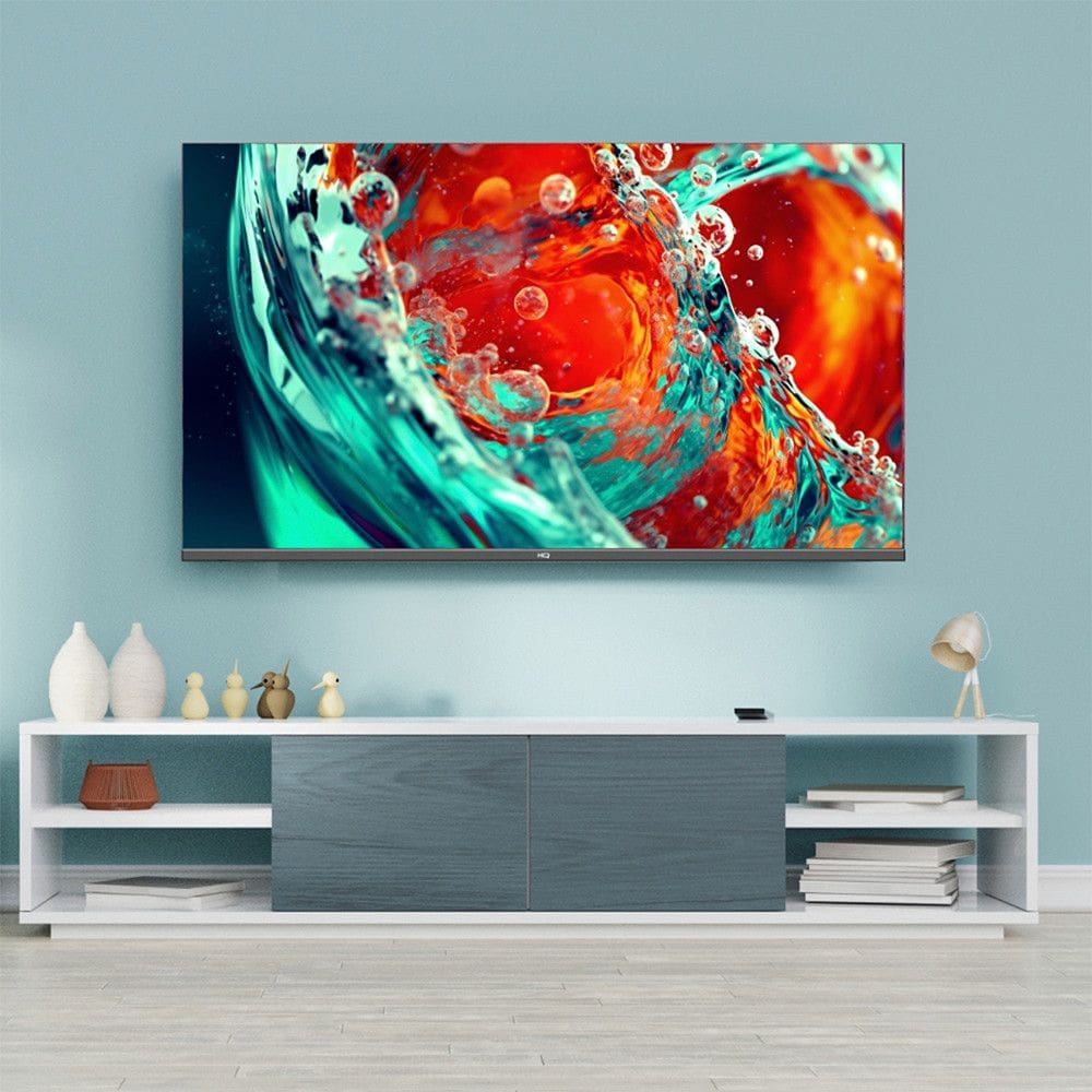Smart TV HQ 65 4K Tela Sem Bordas Sistema Android Design Slim HQS65NKHM