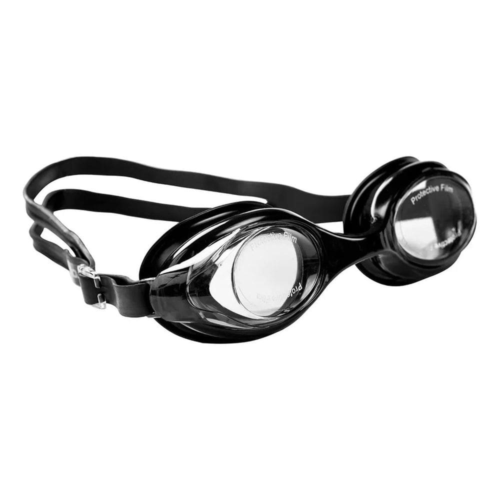 3X Óculos De Natação Piscina Essential Preto Ajustável Vollo