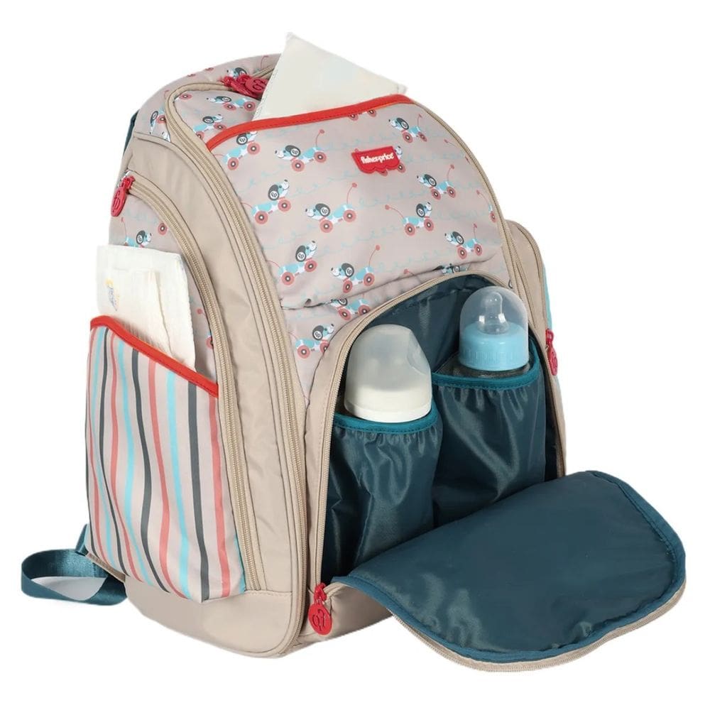 Bolsa Térmica Maternidade Fisher Price Luxcel Mochila Bebê