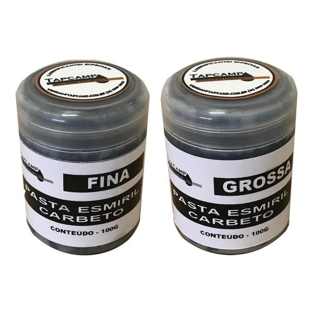 3X Kit Pasta Abrasiva De Esmerilhar Válvulas Fina E Grossa 2