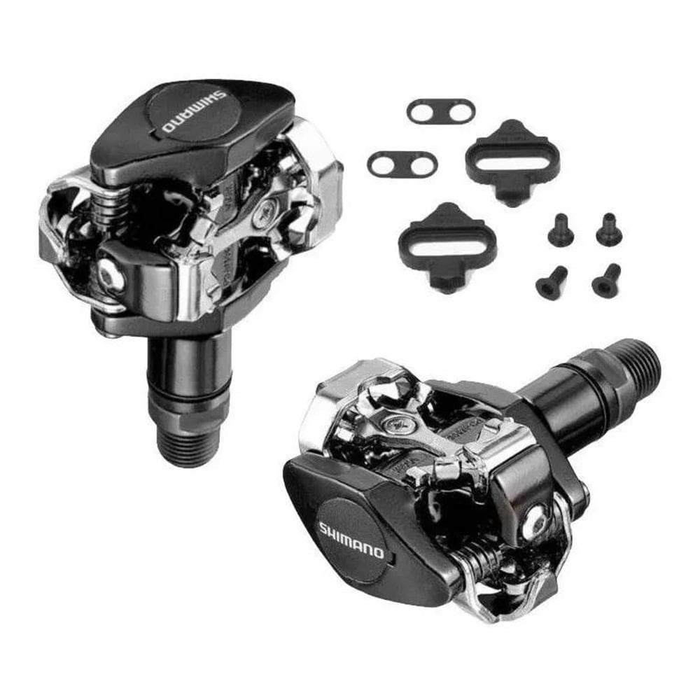 3X Pedal Mtb Shimano Clip Pd M505 Com Taquinhos