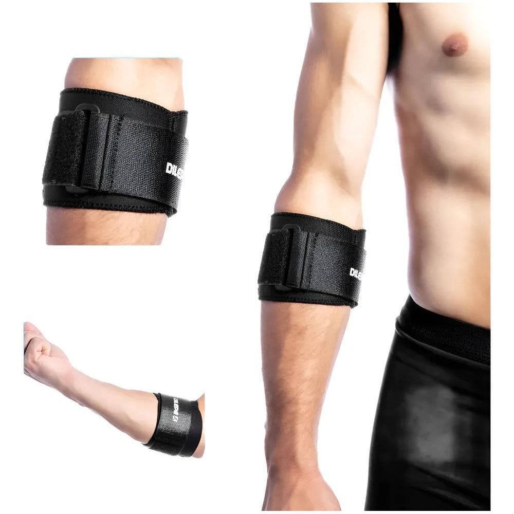 3X Cinta Para Tennis Elbow Tendinite Epicondilite Cotovelo