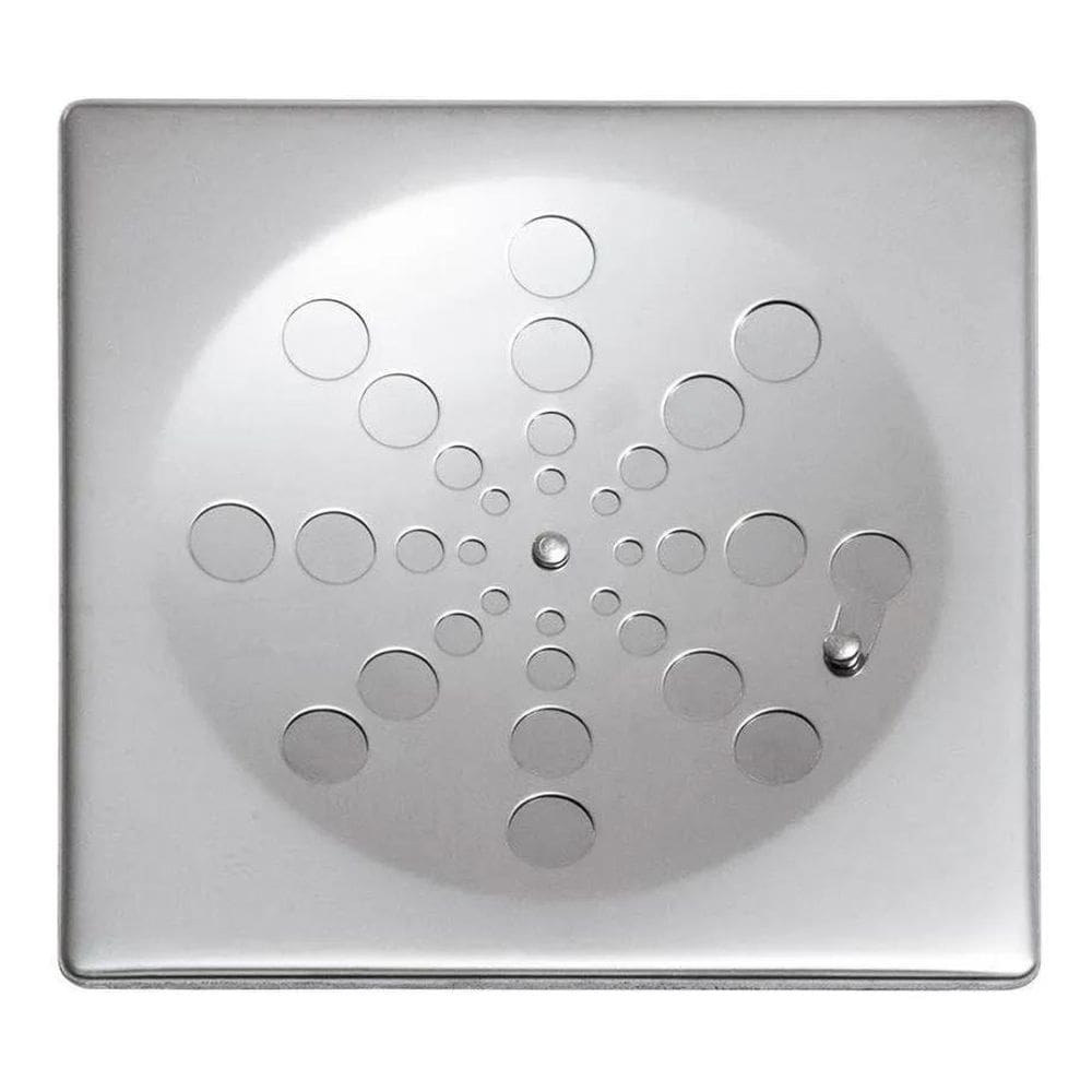 3X Overtime Grelha Quadrada Aço Inox 10X10 Com Fecho 100 Mm