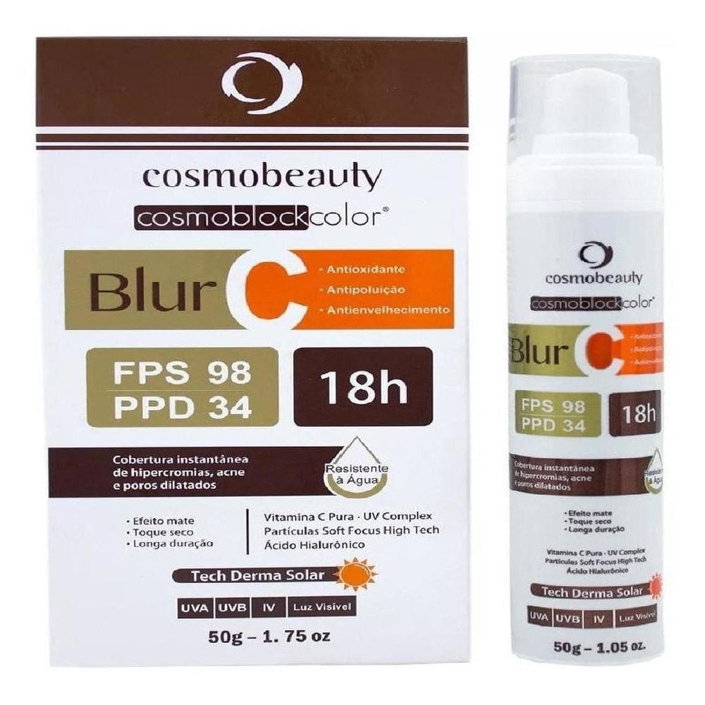 Blur C Bronze Com Vitamina C Fps98 Cosmobeauty 50g