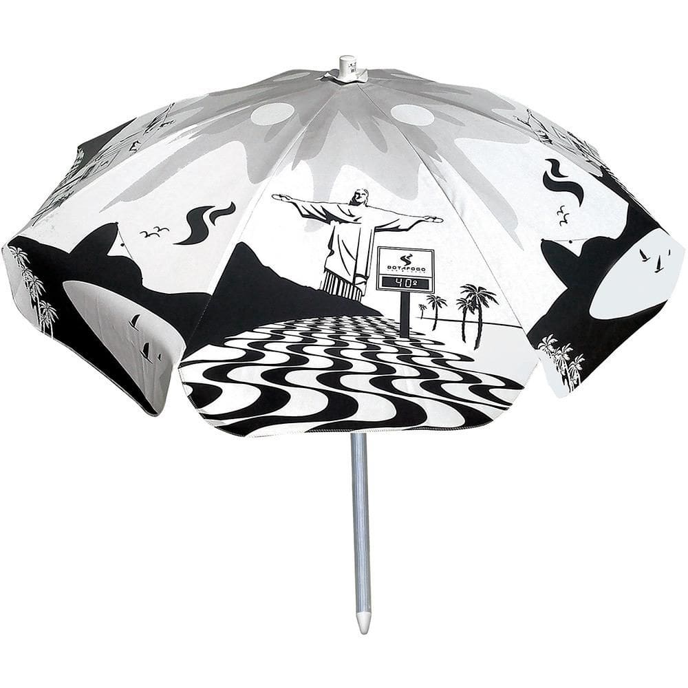 Guarda Sol 160cm Alumínio Bagum Carioca Botafogo Variado