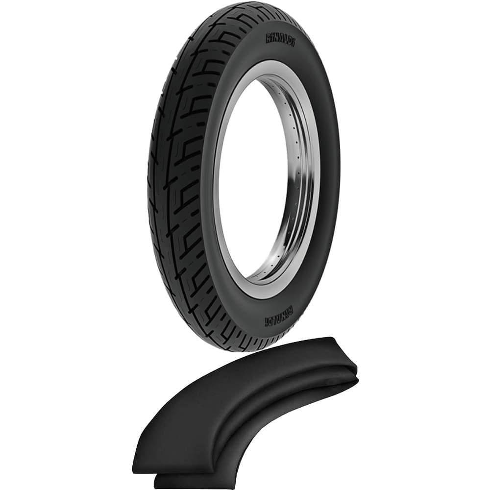 Kit Pneu Suzuki Burgman 125 350-10 51j Bs32 Scooter Rinaldi + Camara