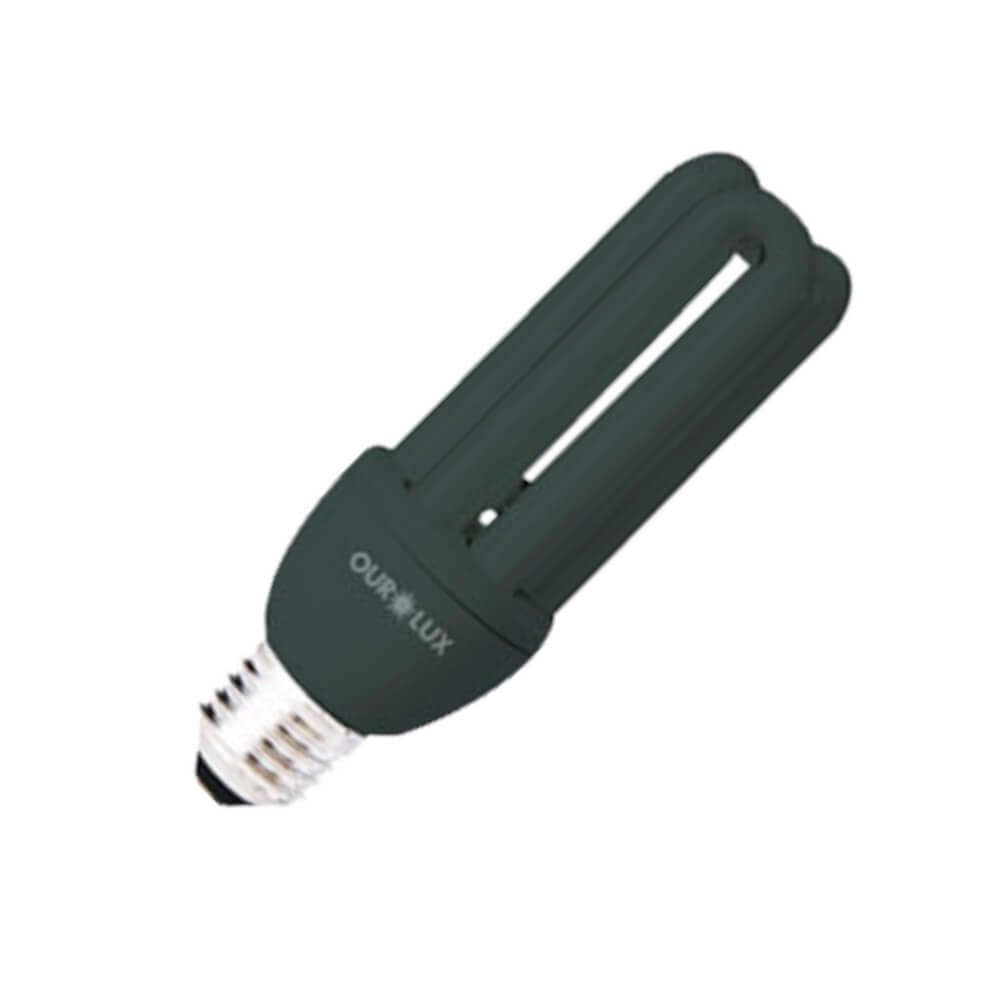 Lâmpada Eletrônica Luz Negra de 20 Watts e 220 Volts - 01291 - OUROLUX