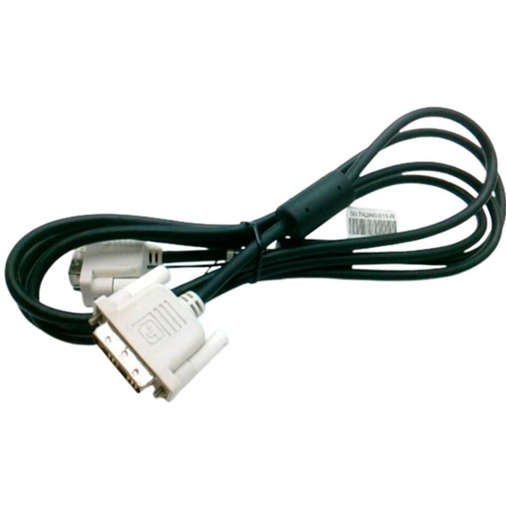 Cabo Dvi Dvi 24+1Pin Para Monitor 1,8M Branco