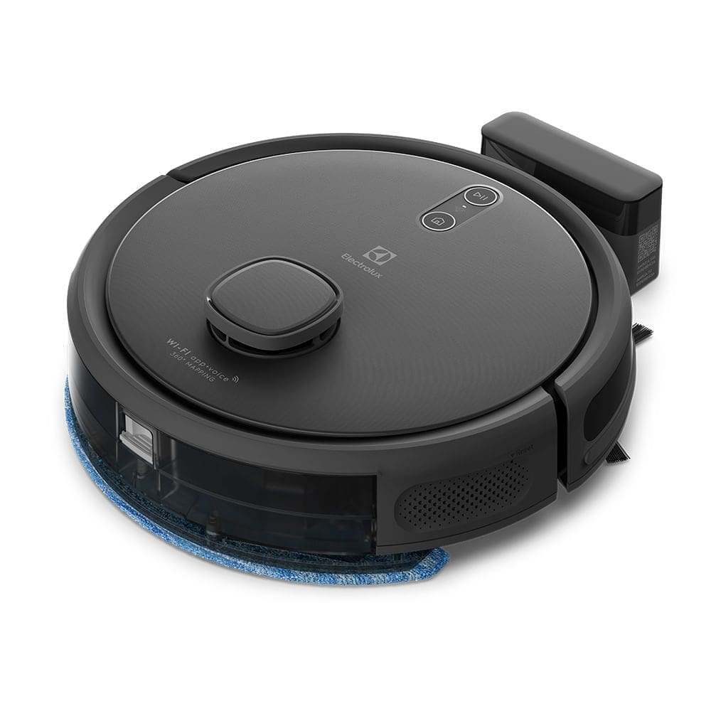 Robô Aspirador Electrolux 4 em 1 Wi-Fi Experience até 1h40 Mapeamento Preto (ERB60)