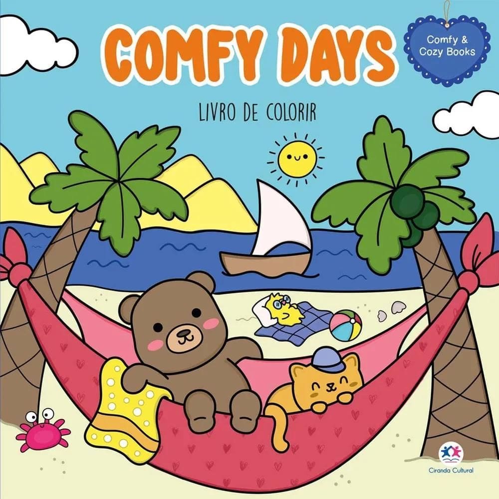 Comfy Days - Livro De Colorir: Não Tem Subtítulo, De Aleksan