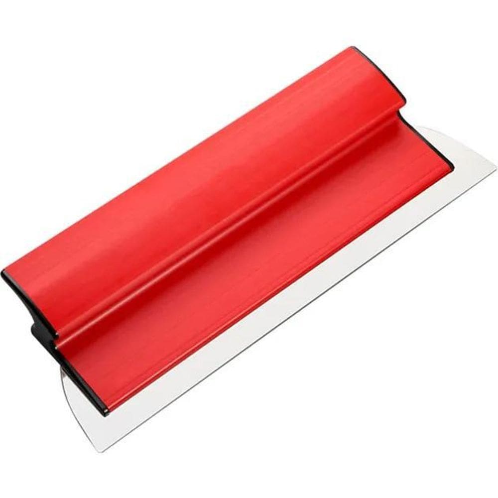 3X Desempenadeira Aço Inox 40Cm Lisa Para Massa Corrida