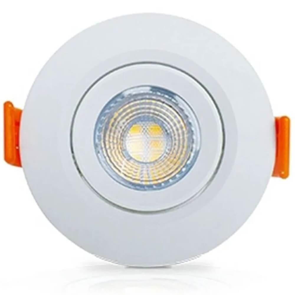 Mini Spot Redondo Superled 3 Watts 6400K - 05610 - OUROLUX