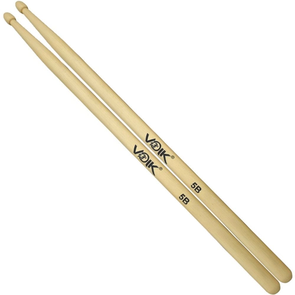 Par de Baquetas Ponta de Madeira Maple Voik 5B