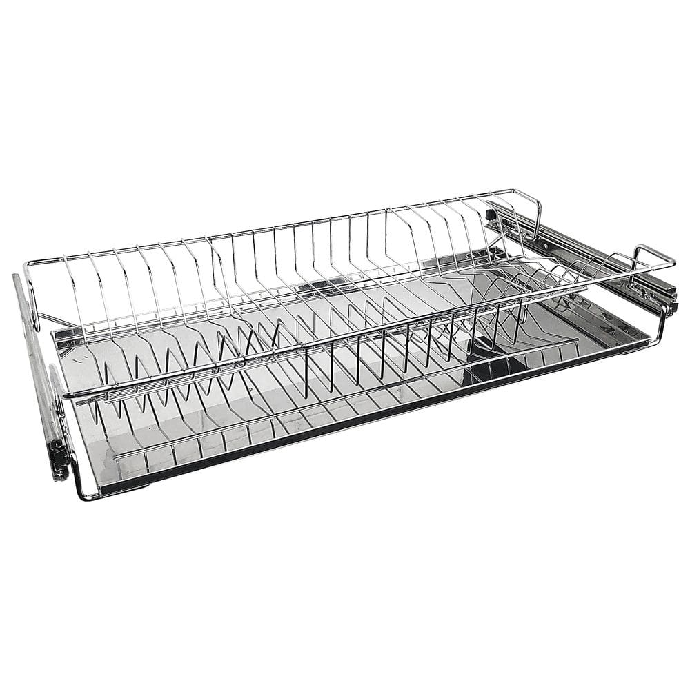 Escorredor de Embutir Deslizante Entrance 77x9x25cm Inox 8755